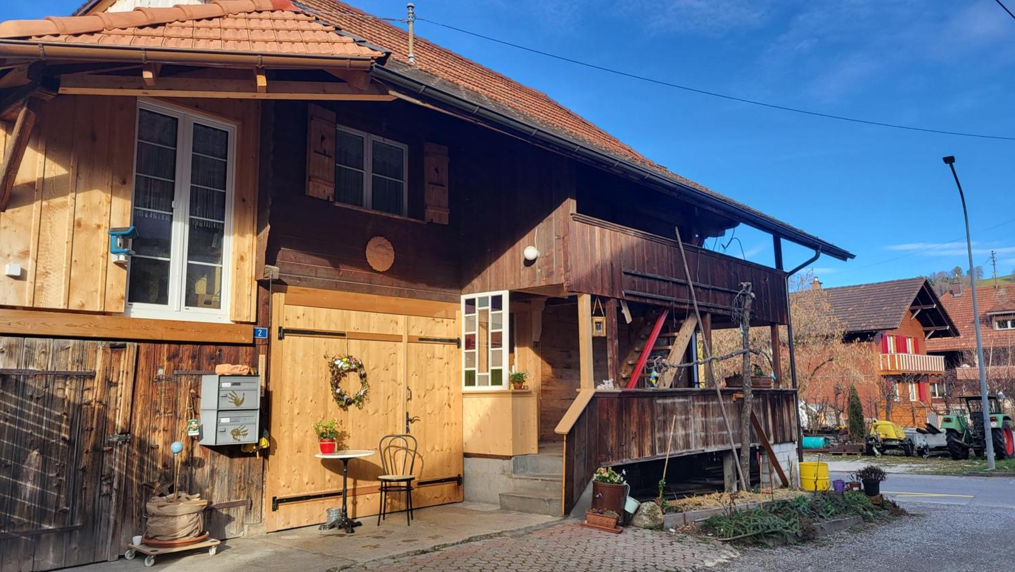 Auszeit Bed & Breakfast Wattenwil Exterior photo